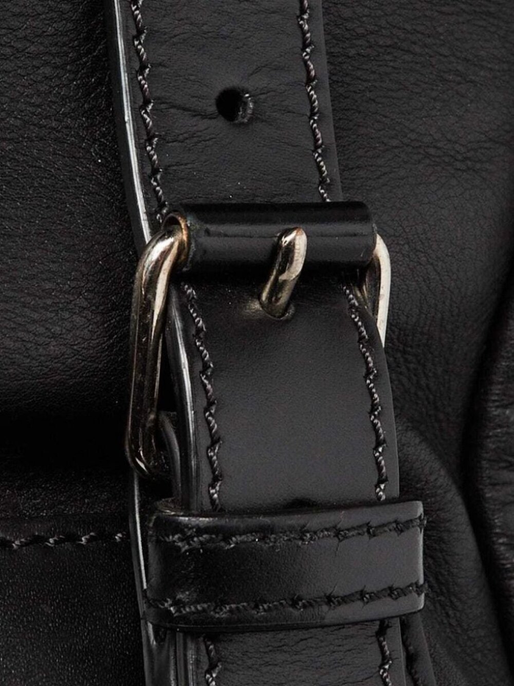Givenchy Black Leather Drawstring Rider Backpack Bag - Picture 7 of 12